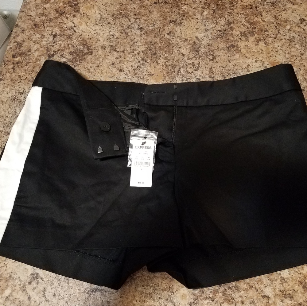 Express Black Shorts